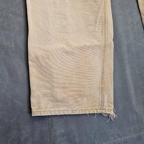 Vintage Carhartt Pants Mens 38X31 B11BRN Brown Duck Canvas Dungaree Mexico A3-30 - Picture 3 of 7